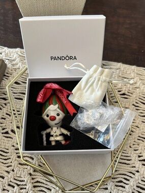 Pandora Elf Ornament and Charm Set - New in Box